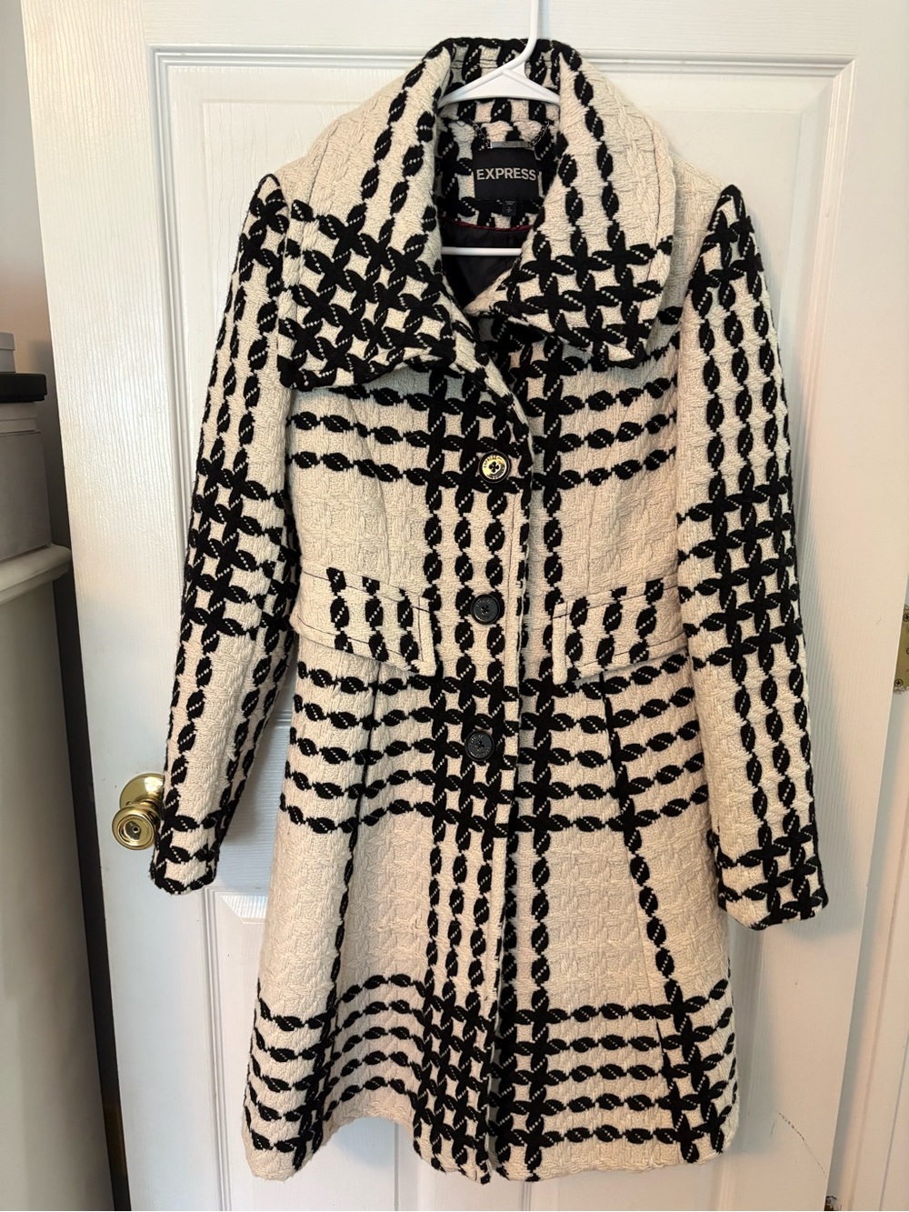 Express wool blend pea coat